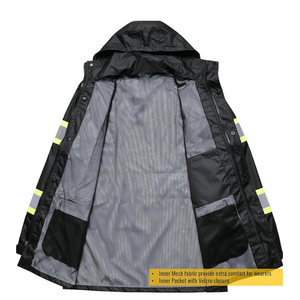 Wholesale High Visibility Reflective Safety Clothing Factory Customizable <b>Jacket</b> Pants Coverall Workwear Martial Arts Training - Product Image 6