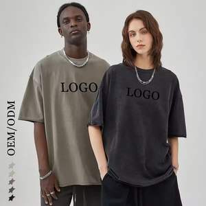 Camisetas extragrandes gruesas con hombros caídos formales unisex de talla grande personalizadas con tela de 260g - Product Image 2