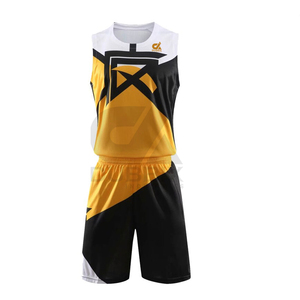 Custom <b>Men's</b> Basketball Uniform Sets-100% Polyester Quick Dry Anti-Bacterial Sleeveless Winter Design Heat-Transfer Printing - Product Image 1