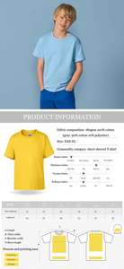 Venta al por mayor personalizado bajo MOQ alta calidad O cuello Fitness Plus tamaño chico Camiseta corta blanca niños 14 a 15 años camiseta para hombres - Product Image 3