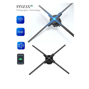 3D Hologram Fan hiển thị 100cm bắt mắt hình ảnh cho quảng cáo iOS & <span class=keywords><strong>Android</strong></span> hoạt động cho trung tâm mua sắm cửa hàng sự kiện triển lãm - Product Image 1