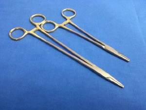 Soporte de aguja Mayo Hegar de alta calidad, soporte de aguja de acero inoxidable desechable de un solo uso, fórceps de sutura - Product Image 2