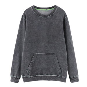 Kingroo Sweat-shirt unisexe à col ras du cou Sorority Noir Denim Décontracté Respirant Anti-Rétrécissement Anti-Rides Imprimé 3D Brodé - Product Image 2