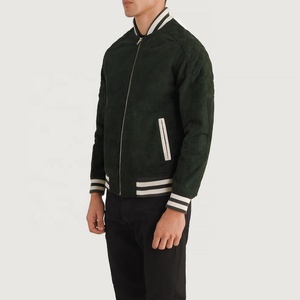 OVO Stanford University Winter Varsity Jacket Stand Collar Manga larga Puños acanalados Letterman Design 100% Tela de lona de algodón - Product Image 1