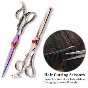 Ciseaux de coiffure professionnels texturisants et effilants à 30 dents en acier 440C – Outils de salon et de barbier – Vente en gros - Product Image 2