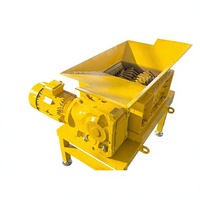 Machine de réduction des déchets de bois et de plastique pour les petits sites de recyclage