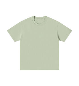 T-shirts pour hommes en coton 100% de haute qualité, t-shirt surdimensionné lourd, épaules tombantes, t-shirt décontracté unisexe - Product Image 4