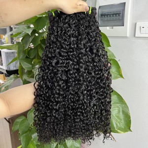Vente en gros, tissage birman noir naturel doublement dessiné, fournisseur d'extensions de cheveux humains vierges vietnamiens - Product Image 1