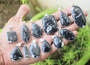 เครื่องประดับแฟชั่นจี้คริสตัลรูปควายแจสเปอร์ - Product Image 4