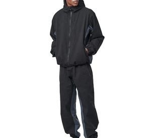 Custom Windbreaker <b>Jacket</b> Men's Waterproof Windbreaker Quilted Winter <b>Jacket</b> Lightweight <b>Packable</b> Stand Collar Zipper Closure - Product Image 5