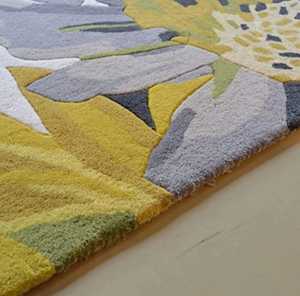 100% calidad de exportación hecha a máquina estilo moderno Floral hecho a mano alfombras copetudas para sala de estar dormitorio Hall - Product Image 2