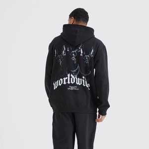 Sweat à capuche de haute qualité en molleton lourd, sweat à capuche à épaules tombantes surdimensionné pour hommes, sweat à capuche respirant et confortable - Product Image 2