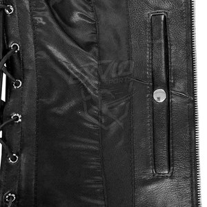 Chaleco de Cuero de Primera Calidad, Estilo Casual, Elegante, Nuevo y Moderno 2026, con Cierre de Cremallera, para Mujer - Product Image 3