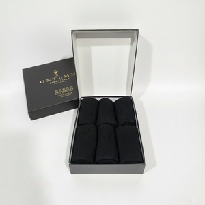 Chaussettes de sport en bambou premium marine pour hommes et femmes, chaussettes invisibles pour baskets, taille unique, logo en bas - Product Image 3