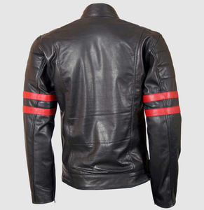 Veste en cuir pour homme sur mesure, vêtements de haute qualité, veste noire, vestes en cuir de créateur - Product Image 6