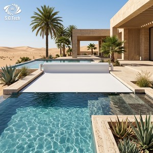 Cubierta Retráctil Automática para Piscina de Policarbonato Water Crown, Resistente a los Rayos UV, para Uso en Exteriores, Proyectos de Villas y Resorts - Product Image 5