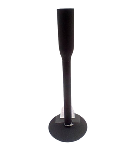 Bougeoir de luxe moderne en aluminium/fer, bougeoir de couleur noir mat pour la décoration de maison et d'hôtel - Product Image 2
