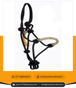 Logo personnalisé corde en nylon licou cheval tack nez bande tressée par cuir brut RH00111/112/1113/114/115/116 corde de plomb - Product Image 6