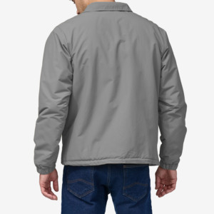 Logotipo personalizado camisa de hombre cuello liso forrado pesado lona bolsillos entrenadores lluvia chaqueta de diseñador chaqueta de trabajo para los niños - Product Image 2