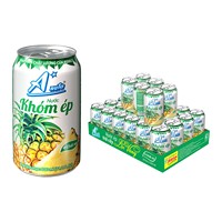 Jus de LIVRAISON RAPIDE du Vietnam Anuta Ananas Boisson de jus de fruits Peut 330ml avec Certificat Iso Halal Haccp Boisson et nourriture
