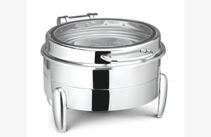 Ensemble de buffet de réchauds noirs Cuisiniers réchaud électrique en acier inoxydable cuisinart réchaud ovale en acier inoxydable - Product Image 3