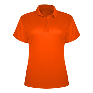 Polos pour femmes de qualité supérieure, unis, simples, prix de gros, polos pour femmes en polyester personnalisés - Product Image 2