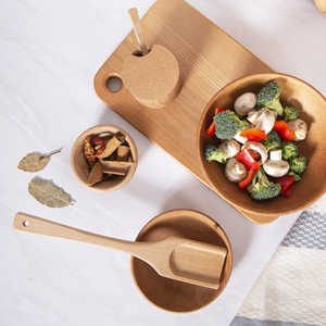 BeechWood Spatula Natural Wooden Hollow Turner Premium Handcrafted Kitchen <b>Utensil</b> for Frying & Draining Non-Stick Cooking Tool - Product Image 1