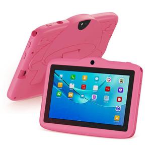 Tablette <span class=keywords><strong>PC</strong></span> pour enfants BDF 7 pouces avec WiFi, <span class=keywords><strong>classement</strong></span> supérieur, avec étui en silicone en forme de champignon, 1 Go + 16 Go, Android 8.1, processeur quadricœur MTK6735 - Product Image 1