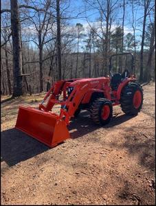 Kubota L2501 Farm Tractor <b>Machinery</b> With Front End Loader. - Product Image 3