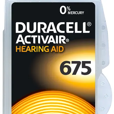 Duracell Pin Trợ Thính Activair 675 Kẽm Không Khí, Bánh Xe 6 Pin/Pin Khác