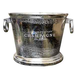 Enfriador de vino de Metal de alta calidad de 12L, enfriador grande, cubo de hielo de cerveza y tinas de vino, mango niquelado para Bar y clubes nocturnos - Product Image 1