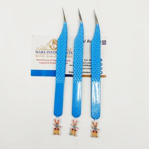 Pinces à épiler professionnelles en acier inoxydable de haute qualité pour extensions de cils Bratz Girls, prise en main parfaite et durable avec pointe pointue - Product Image 6