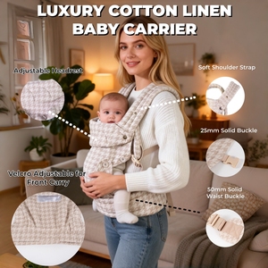 <span class=keywords><strong>Porte</strong></span>-bébé en coton et lin certifié CPC/EN, léger, pour les voyages en plein air, <span class=keywords><strong>porte</strong></span>-bébé enveloppant - Product Image 2
