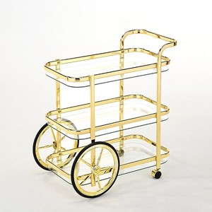Chariot à thé en métal de luxe 10941-1151 - Product Image 5