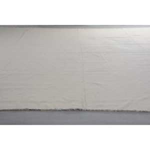 Alfombra turca Vintage minimalista de 14,6x17,1 pies hecha a mano de lana Beige Faux Rabbit Fur Patchwork diseño rectángulo pasillo látex - Product Image 4