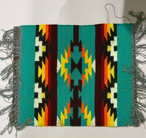 Bolso de mano con manta de sillín de estilo bohemio de alta calidad, cesta de cuero genuino, mango con cremallera, borla, proveedor indio superior directo - Product Image 5
