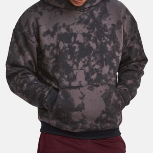 Sudaderas con Capucha Extra Grandes de Felpa de Primera Calidad para Hombre, Diseño con Cremallera, Mezcla de Algodón y Poliéster, Lavado Ácido, Ropa Casual, Tallas Grandes - Product Image 4
