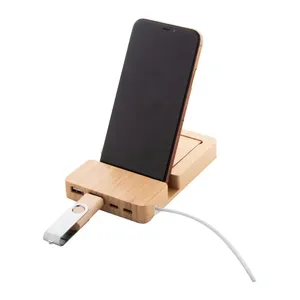 Hub USB in Bambù Notto, Porta Carte e Appunti Ecologico, Gadget - Product Image 5
