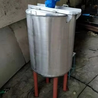 Machine automatique de fabrication de beurre et de graisse en acier inoxydable 3000L 5000L, cuve de mélange pour l'industrie alimentaire, équipement de mélange en gros