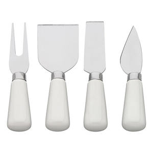 Mango de piedra de mármol y acero inoxidable Diseño moderno Juego de cuchillos de queso hechos a mano Juego de cubiertos de cocina para usos de fiestas - Product Image 2