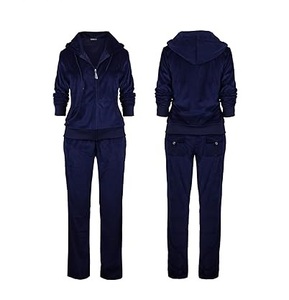 ชุดวอร์ม2ชิ้นชุดออกกำลังกายผ้าฟลีซระบายอากาศได้ดีสำหรับเล่นกีฬาฤดูหนาวโลโก้ได้ตามต้องการ - Product Image 5