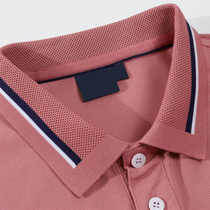เสื้อโปโลสำหรับผู้ชายผ้าฝ้าย100% ลายสีล้วนทำจากผ้าใบแคนวาสสำหรับผู้ชายแฟชั่นใหม่2022 - Product Image 2