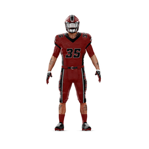 Último diseño juvenil de alta calidad precio barato sublimación personalizada fútbol americano Jersey uniforme bajo precio LOGO personalizado uniformes - Product Image 2