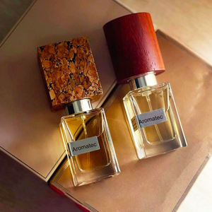 Tampa De Madeira De Design Simples Personalizado Tampa De Perfume De Madeira Tampa De Garrafa De Perfume De Madeira - Product Image 4