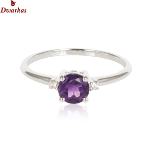 แหวนอเมทิสต์สีม่วงสีม่วงเงินแท้แบบคลาสสิก925อัญมณีธรรมชาติของผู้หญิงเครื่องประดับชั้นดีสำหรับงานแต่งงานหรือวันครบรอบ - Product Image 2