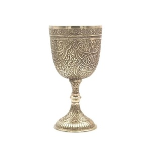 Verre à cocktail en laiton doré de la marque TQC, design gaufré, 300 ml, fait main, luxe, pour restaurant, bar, hôtel, vente chaude - Product Image 1