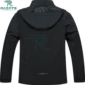 Chaqueta Deportiva para Hombre, Diseño Nuevo, Estampada, Transpirable, con Capucha, 100% Nailon, Cierre de Cremallera, Impermeable, Cortavientos, de Alta Calidad - Product Image 1