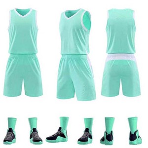 Venta al por mayor personalizado cómodo Jersey transpirable baloncesto uniformes ropa atlética baloncesto Jersey pantalones cortos - Product Image 2