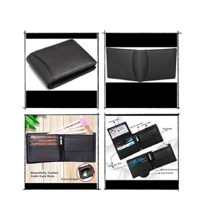 Top Selling Elegant New Arrival Short Leather Wallets Nylon Lining Fashionable Corporate Business Promotional Gift Set Wholesale - Product Image 1