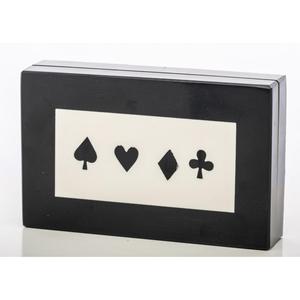 Boîte de rangement en bois pour cartes de poker et dés, prix de gros, support OEM - Product Image 2